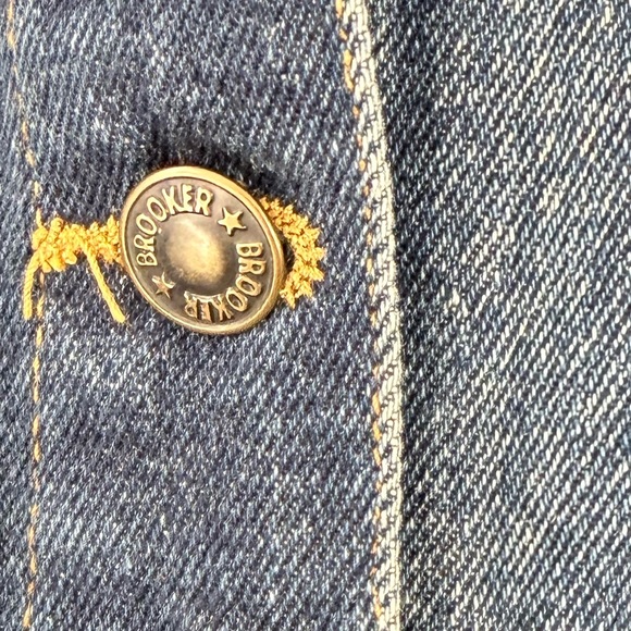 Brooker Denim Grunge Trucker Jacket - Picture 2 of 7